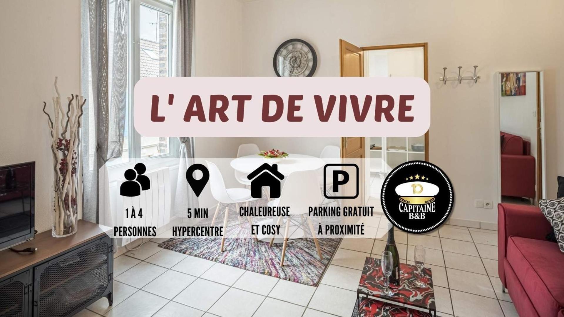 Apartamento L' Art De Vivre - 3 Min Hypercentre - 4 Personnes Troyes Exterior foto